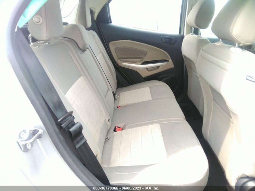 VIN MAJ3S2FE2KC286074 2019 FORD ECOSPORT S