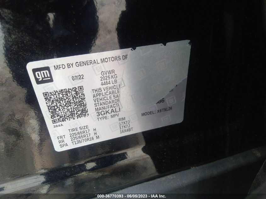 2022 GMC TERRAIN SLE - 3GKALMEVXNL280886