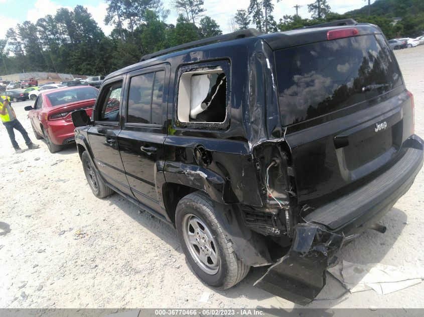 2015 JEEP PATRIOT SPORT - 1C4NJPBB7FD186003