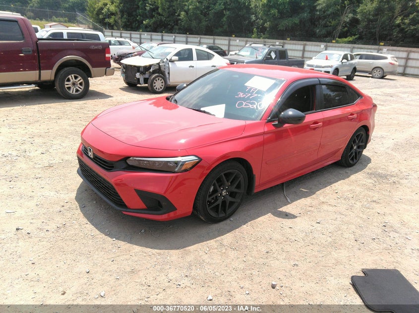 VIN 2HGFE2F59NH503900 2022 HONDA CIVIC SEDAN SPORT