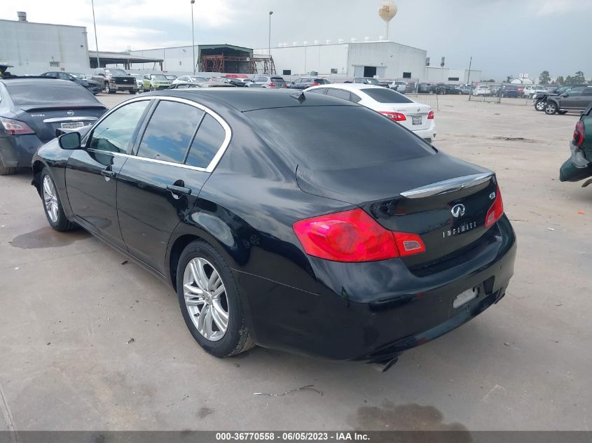 2013 INFINITI G37 SEDAN JOURNEY - JN1CV6AP5DM722529