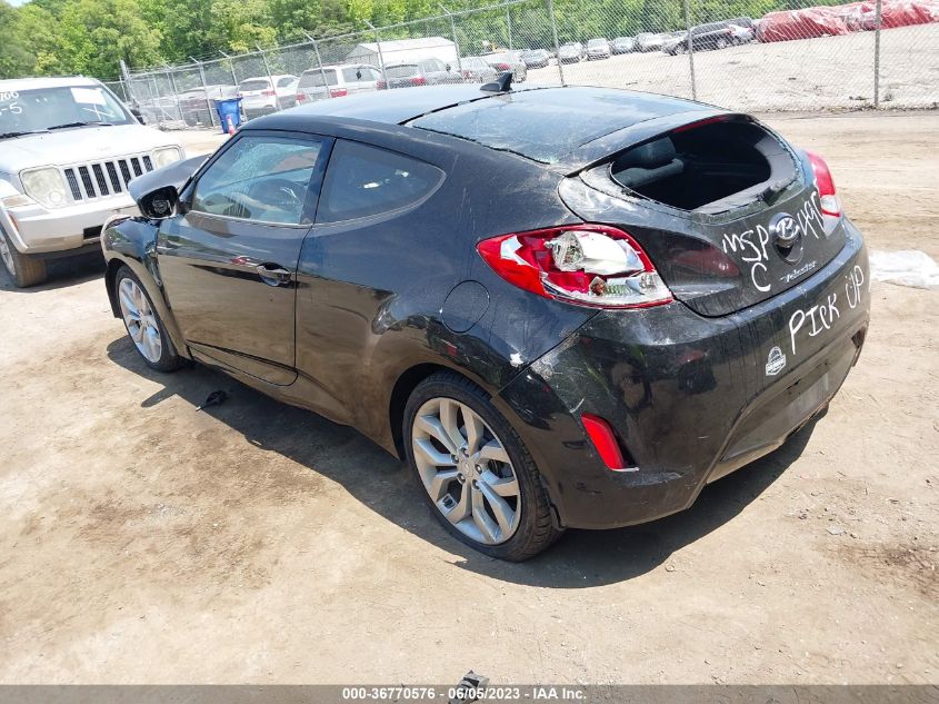 2013 HYUNDAI VELOSTER BASE W/BLACK - KMHTC6AD5DU164900