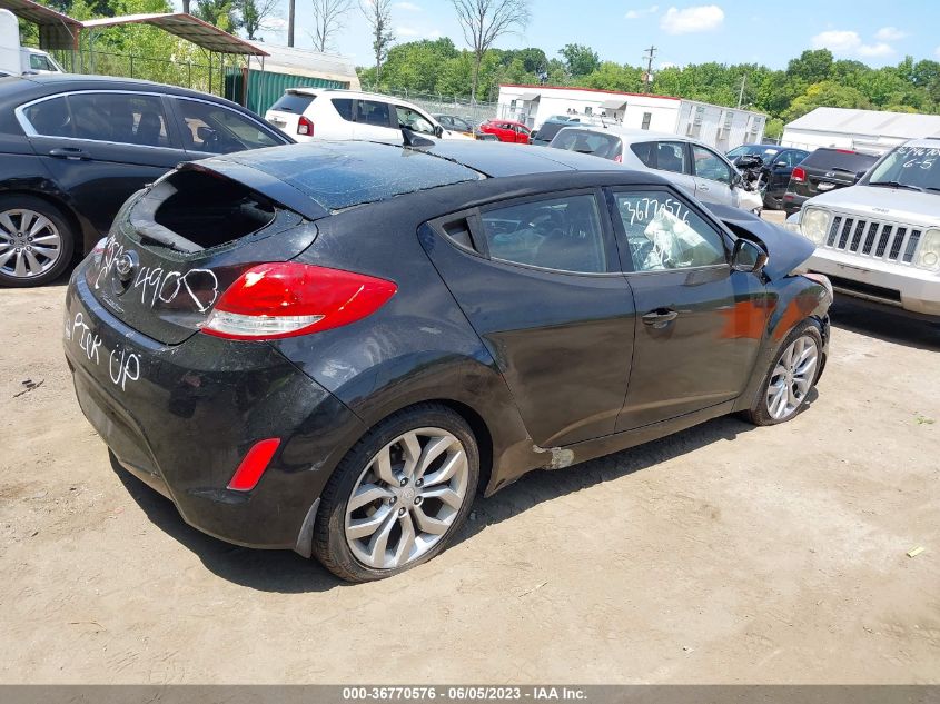 2013 HYUNDAI VELOSTER BASE W/BLACK - KMHTC6AD5DU164900