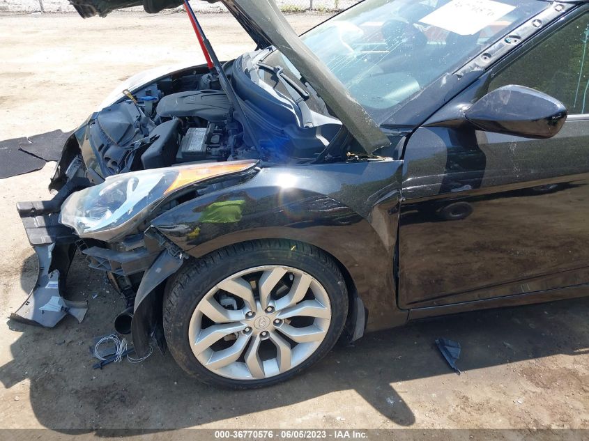 2013 HYUNDAI VELOSTER BASE W/BLACK - KMHTC6AD5DU164900