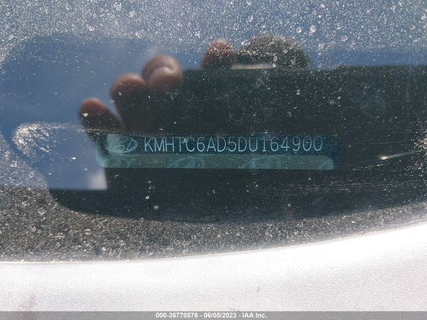2013 HYUNDAI VELOSTER BASE W/BLACK - KMHTC6AD5DU164900