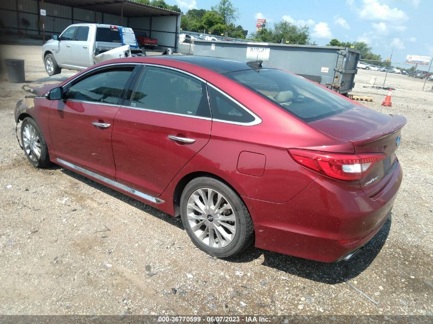 2015 HYUNDAI SONATA 2.4L LIMITED - 5NPE34AF7FH055886