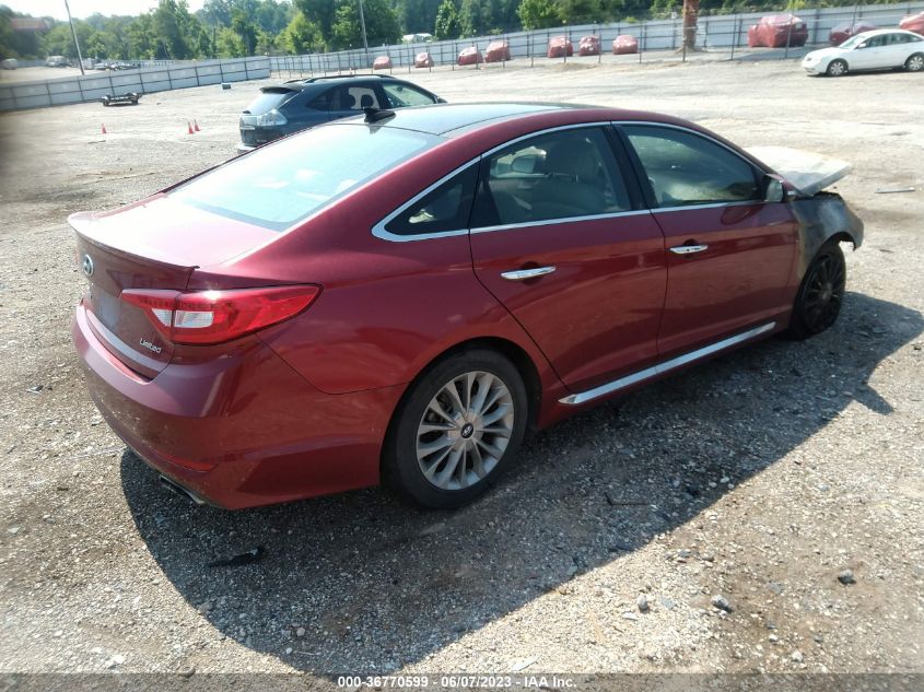 2015 HYUNDAI SONATA 2.4L LIMITED - 5NPE34AF7FH055886