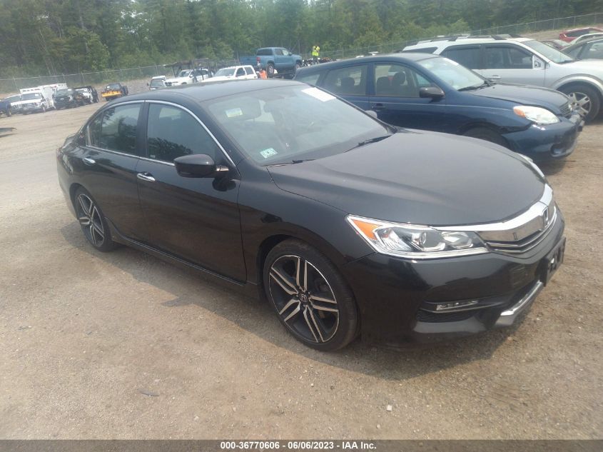 2017 HONDA ACCORD SEDAN SPORT SE - 1HGCR2F18HA048402