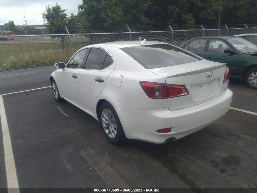 2013 LEXUS IS 250 - JTHBF5C26D5190329