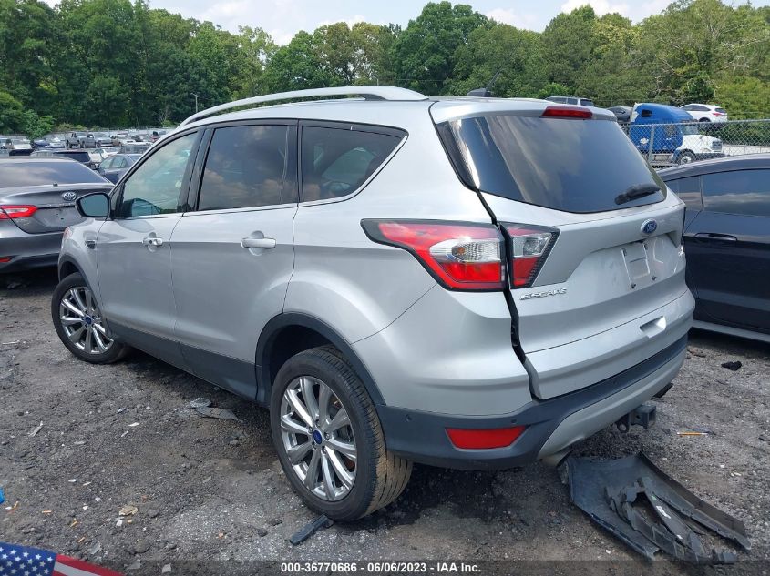 2017 FORD ESCAPE TITANIUM - 1FMCU9J97HUA48596