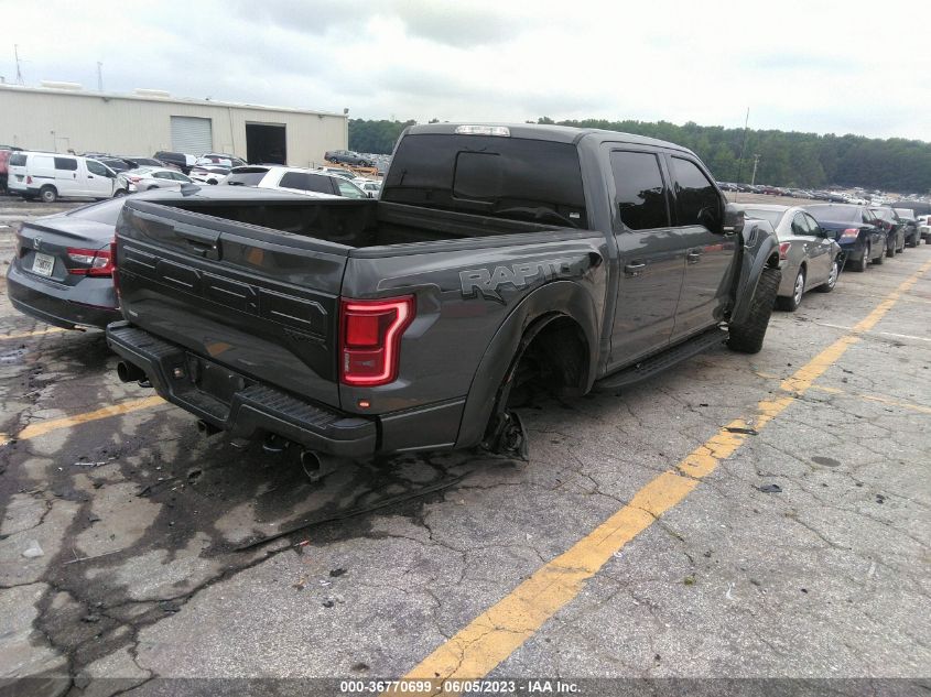 2018 FORD F-150 RAPTOR - 1FTFW1RG7JFD09655