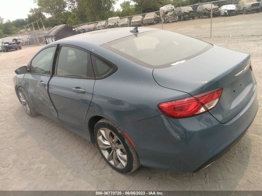 2015 CHRYSLER 200 S - 1C3CCCBG8FN620756