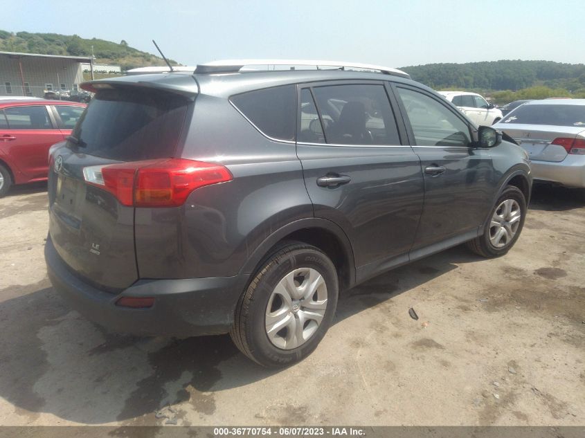 2014 TOYOTA RAV4 LE - JTMBFREV2ED053962