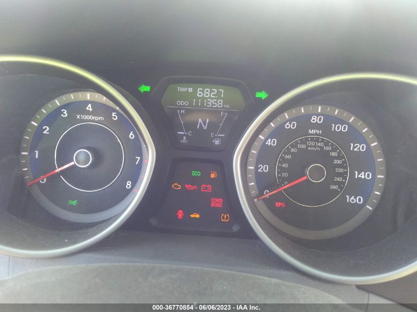 2013 HYUNDAI ELANTRA COUPE GS - KMHDH6AE2DU011633