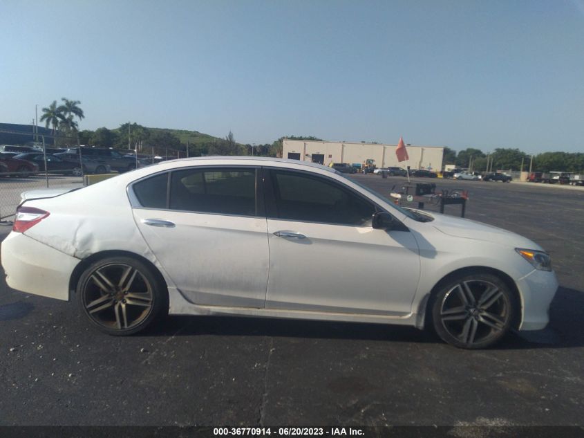2016 HONDA ACCORD SEDAN SPORT - 1HGCR2F52GA113861