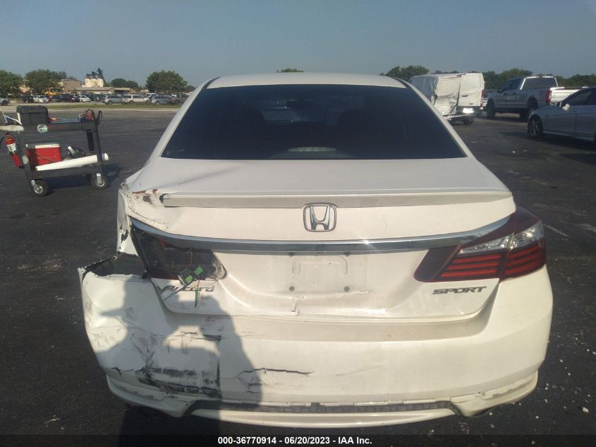 2016 HONDA ACCORD SEDAN SPORT - 1HGCR2F52GA113861