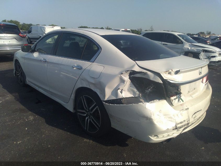 2016 HONDA ACCORD SEDAN SPORT - 1HGCR2F52GA113861