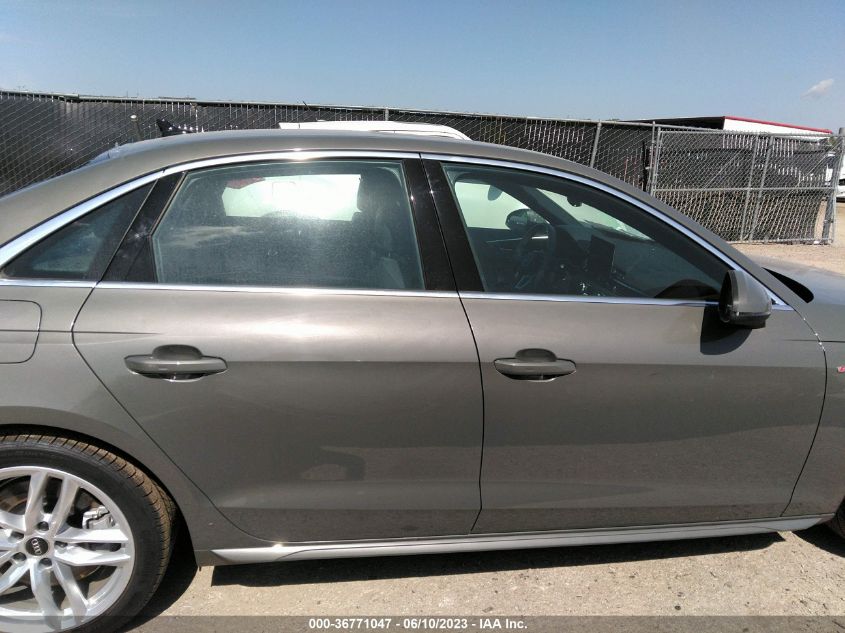 2023 AUDI A4 SEDAN S LINE PREMIUM PLUS - WAUEAAF44PN005232