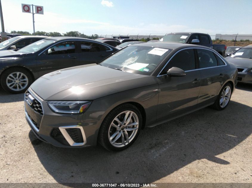 2023 AUDI A4 SEDAN S LINE PREMIUM PLUS - WAUEAAF44PN005232