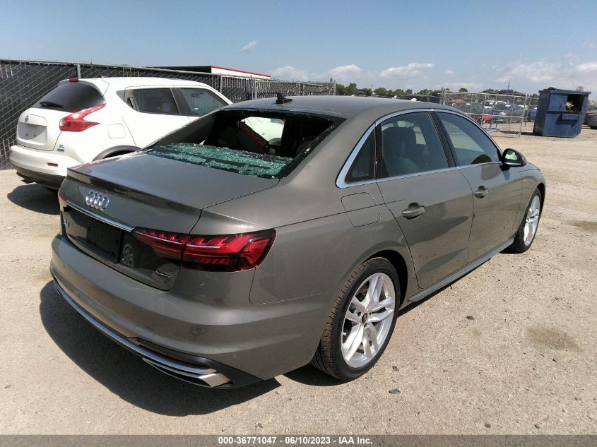 2023 AUDI A4 SEDAN S LINE PREMIUM PLUS - WAUEAAF44PN005232
