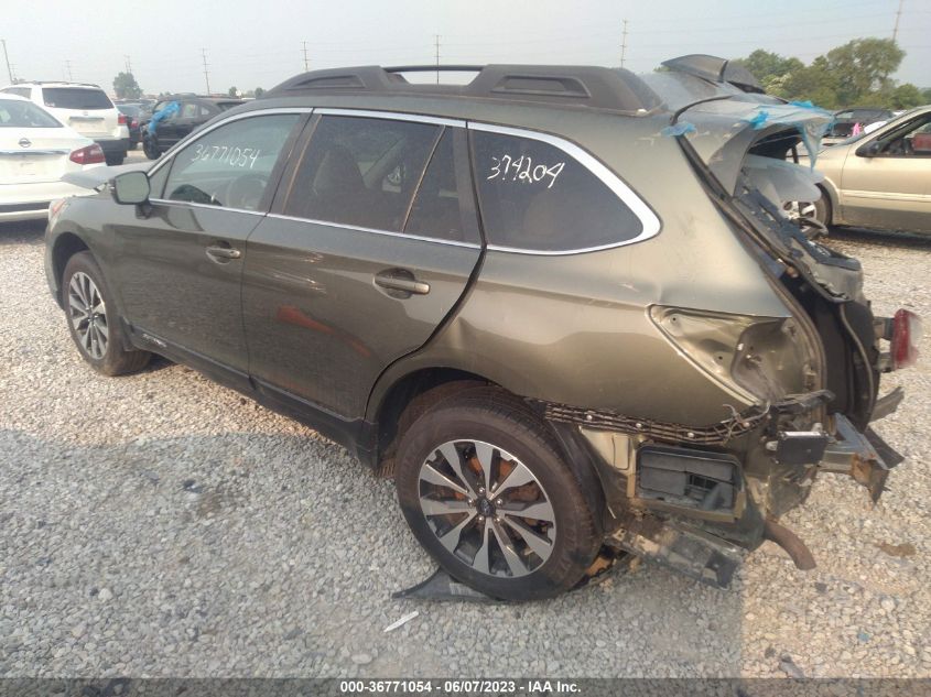 2017 SUBARU OUTBACK 2.5I LIMITED - 4S4BSANC7H3374204