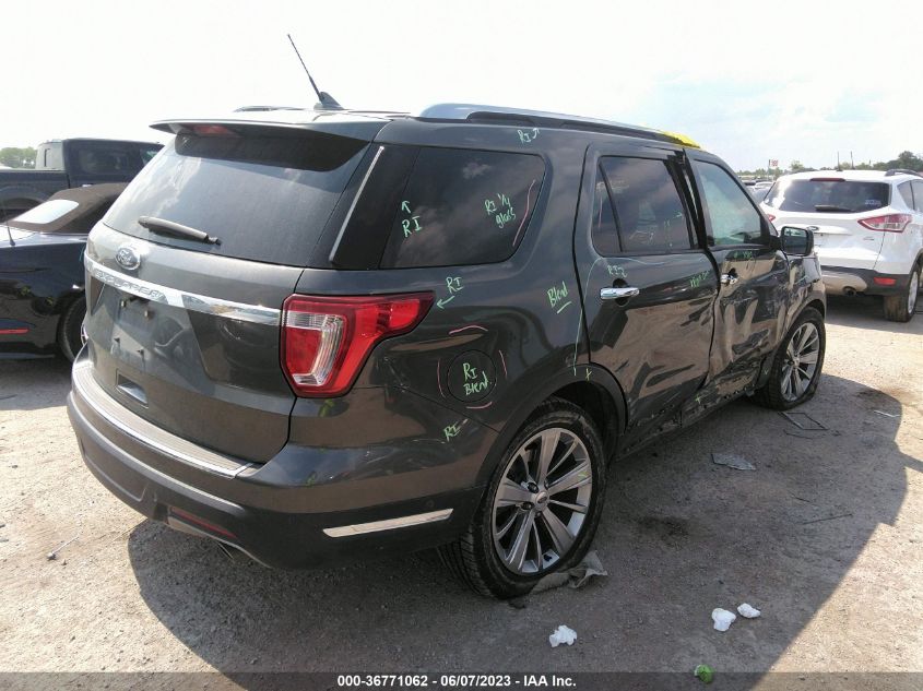 2018 FORD EXPLORER LIMITED - 1FM5K7F80JGB99156