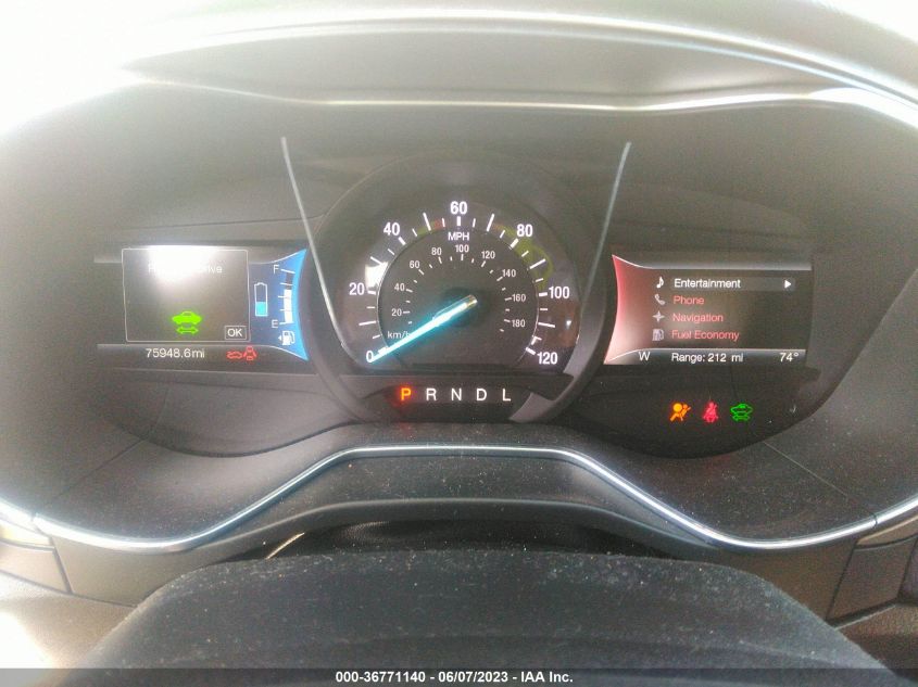 2018 FORD FUSION ENERGI SE - 3FA6P0PU7JR210052
