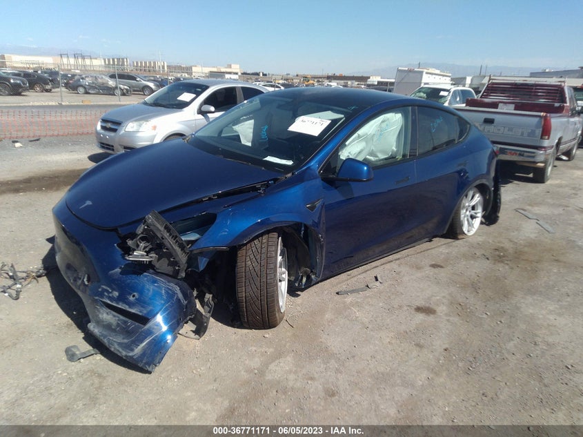 VIN 5YJYGDEE9LF045308 2020 TESLA MODEL Y