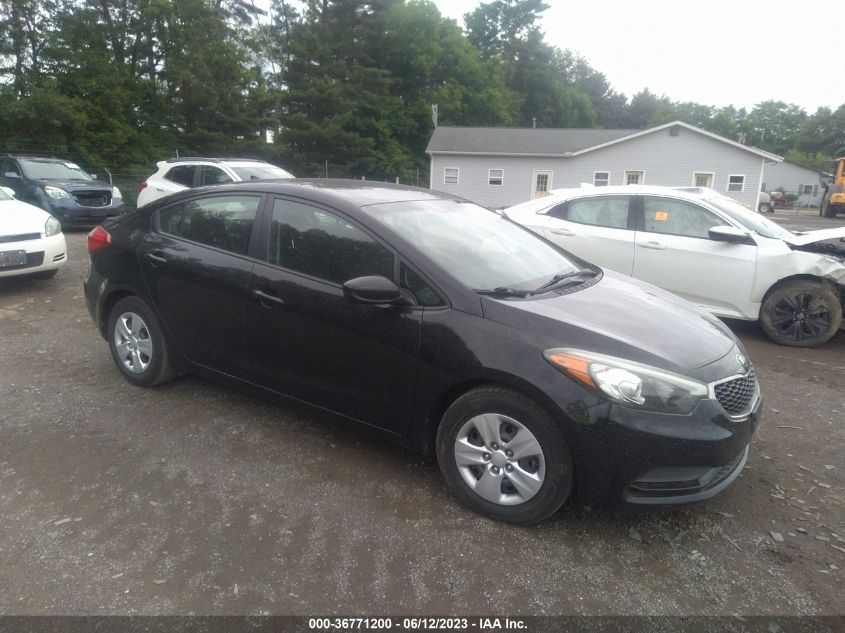 2016 KIA FORTE LX - KNAFK4A6XG5568376