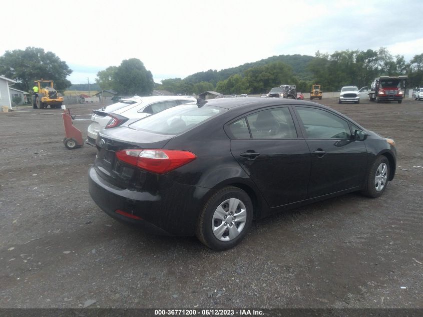 2016 KIA FORTE LX - KNAFK4A6XG5568376