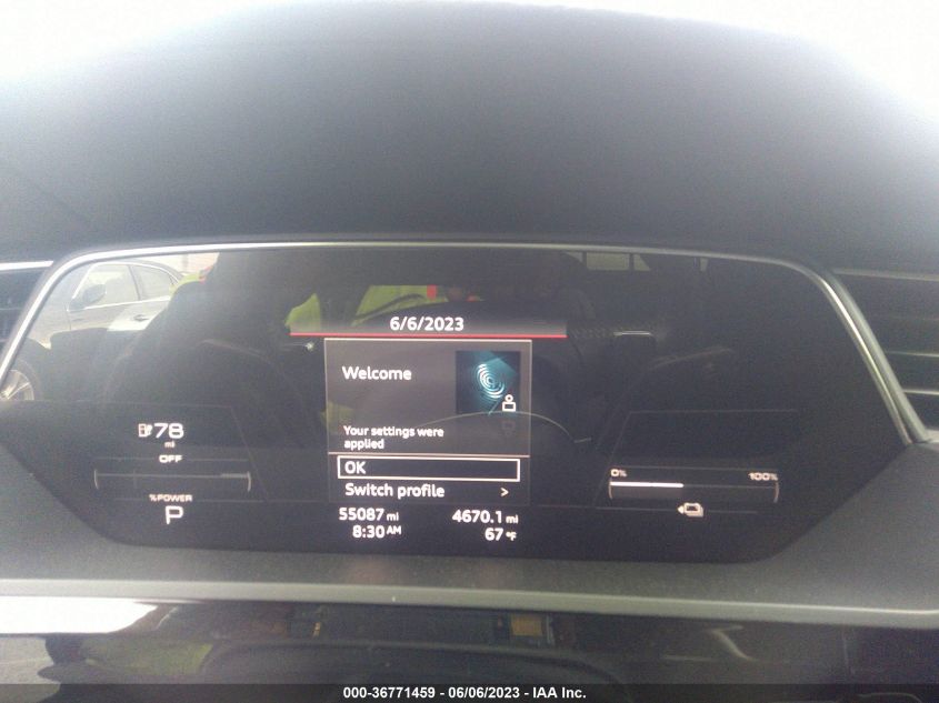 2019 AUDI E-TRON PRESTIGE - WA1VABGE8KB020580