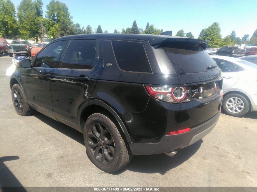 2017 LAND ROVER DISCOVERY SPORT HSE - SALCR2BG9HH689485