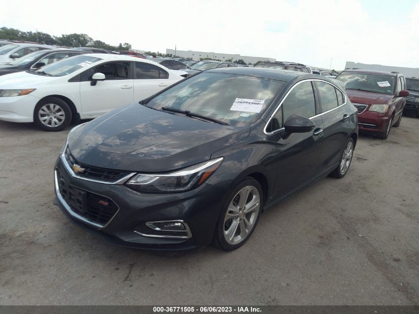 VIN 3G1BF6SM5JS530882 2018 CHEVROLET CRUZE PREMIER