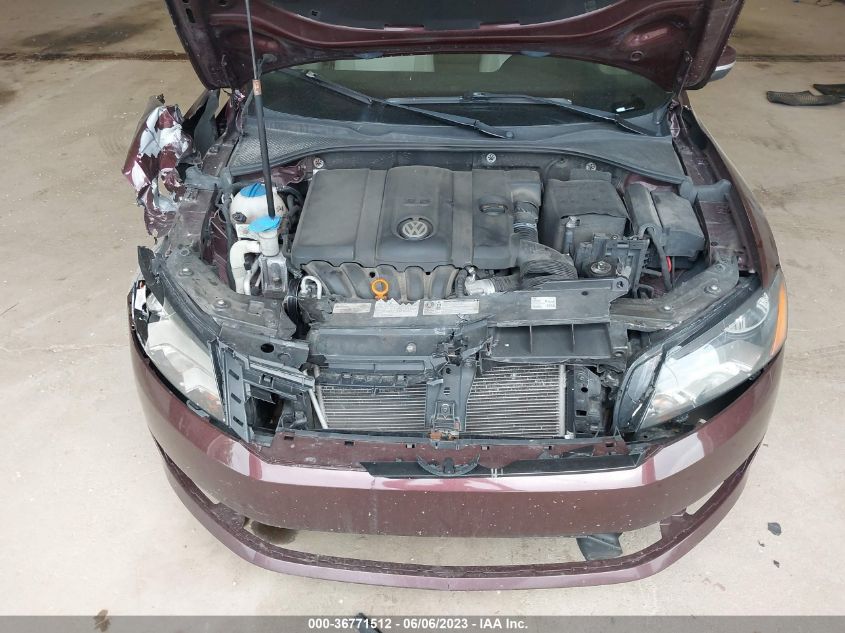2013 VOLKSWAGEN PASSAT SE - 1VWBP7A31DC127539