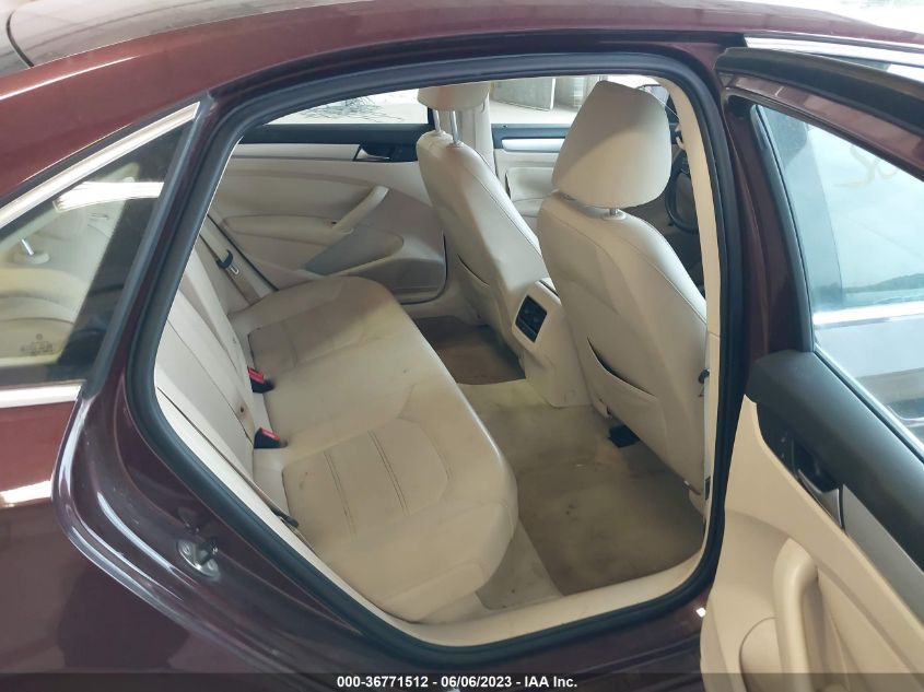 2013 VOLKSWAGEN PASSAT SE - 1VWBP7A31DC127539
