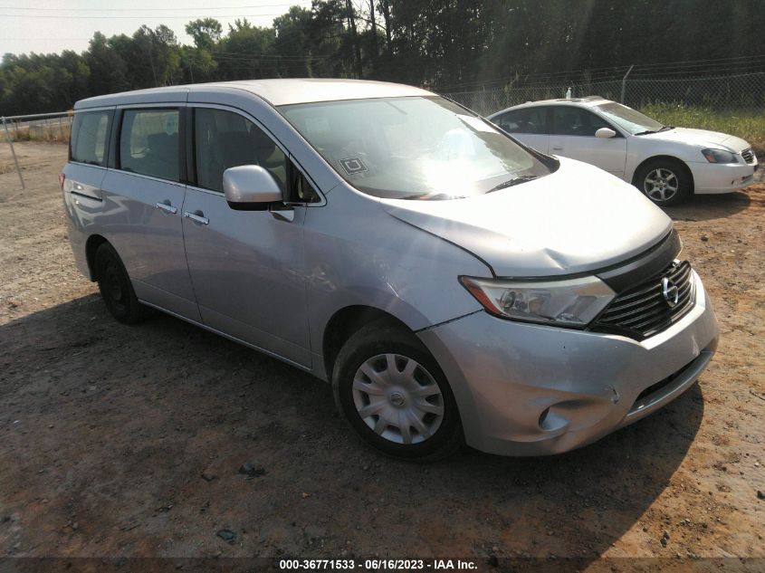 2014 NISSAN QUEST S/SV/SL/LE - JN8AE2KP0E9101039