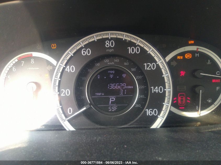 2015 HONDA ACCORD SEDAN EX-L - 1HGCR2F8XFA083260