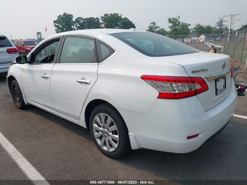 2015 NISSAN SENTRA SV - 3N1AB7AP9FY330630