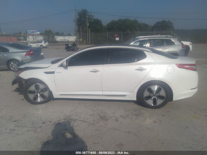 2013 KIA OPTIMA HYBRID EX - KNAGM4AD2D5053011
