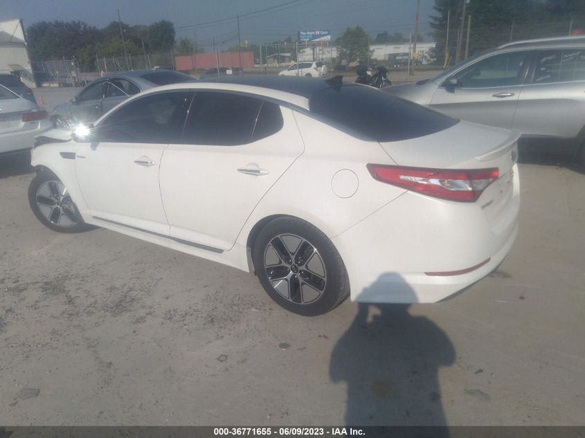 2013 KIA OPTIMA HYBRID EX - KNAGM4AD2D5053011