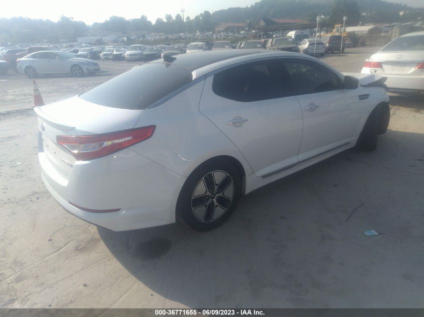 2013 KIA OPTIMA HYBRID EX - KNAGM4AD2D5053011