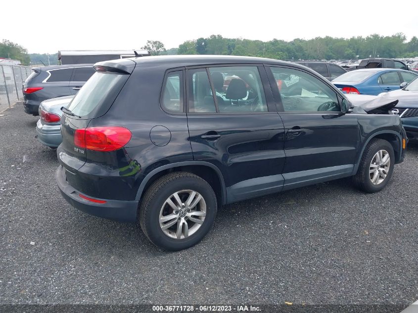 2013 VOLKSWAGEN TIGUAN S - WVGAV3AX7DW079037