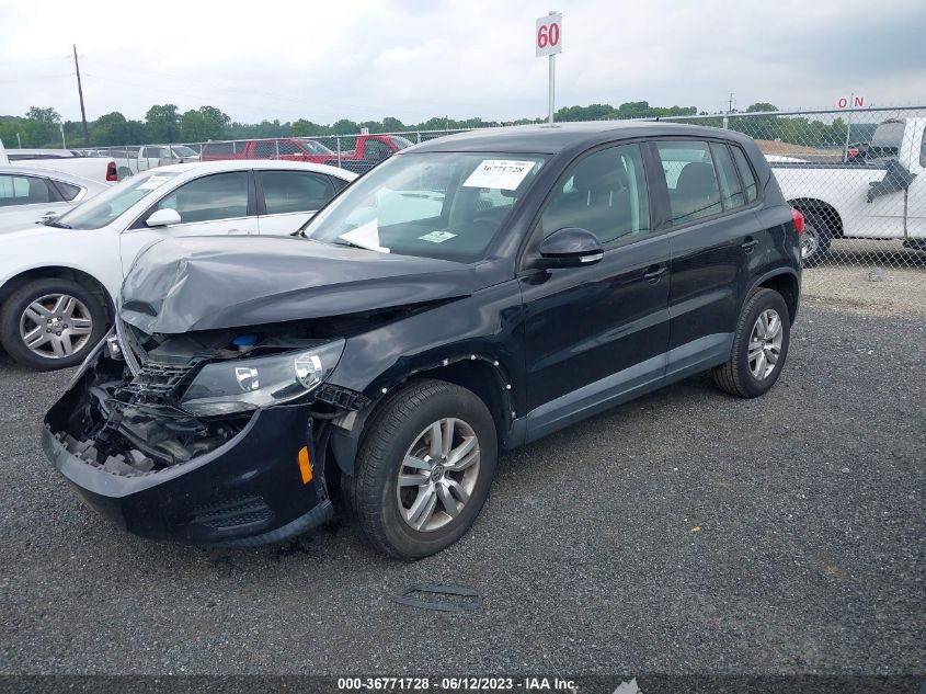 2013 VOLKSWAGEN TIGUAN S - WVGAV3AX7DW079037