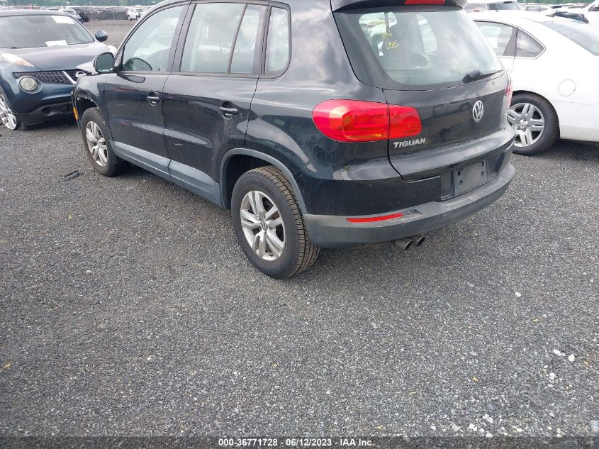 2013 VOLKSWAGEN TIGUAN S - WVGAV3AX7DW079037