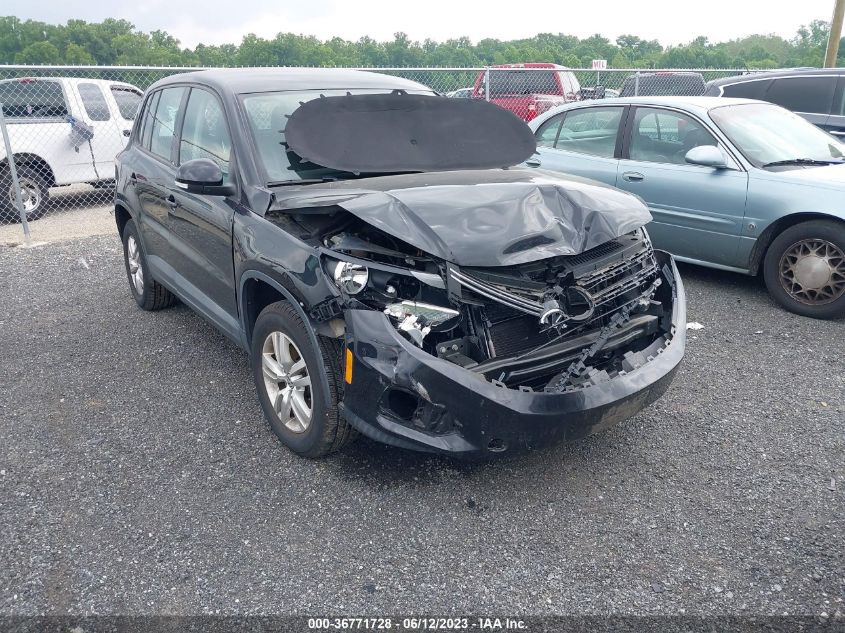 2013 VOLKSWAGEN TIGUAN S - WVGAV3AX7DW079037