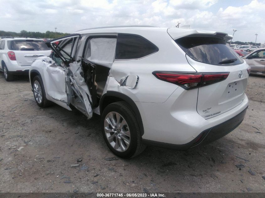 2022 TOYOTA HIGHLANDER LIMITED/PLATINUM - 5TDYZRAH5NS549599