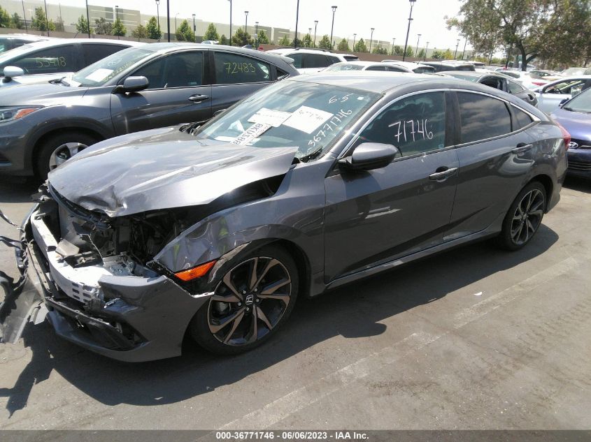 2019 HONDA CIVIC SEDAN SPORT - 2HGFC2F80KH563835