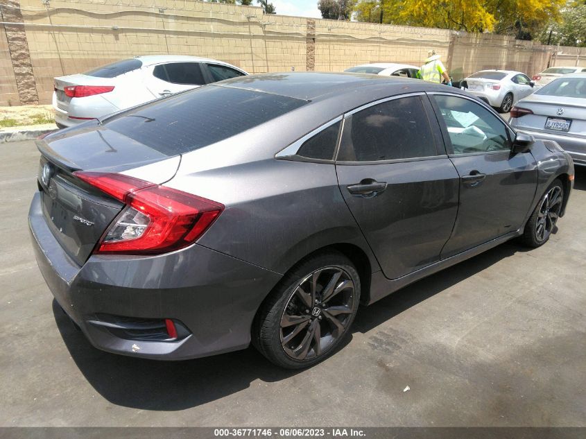 2019 HONDA CIVIC SEDAN SPORT - 2HGFC2F80KH563835