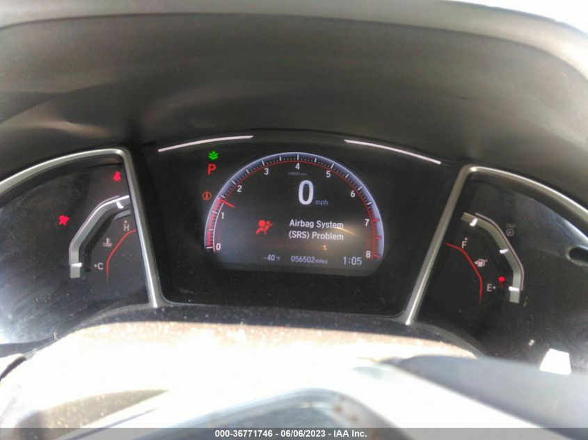 2019 HONDA CIVIC SEDAN SPORT - 2HGFC2F80KH563835