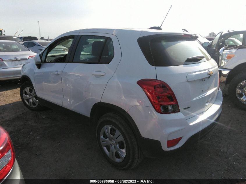 2017 CHEVROLET TRAX LS - KL7CJKSB2HB215896